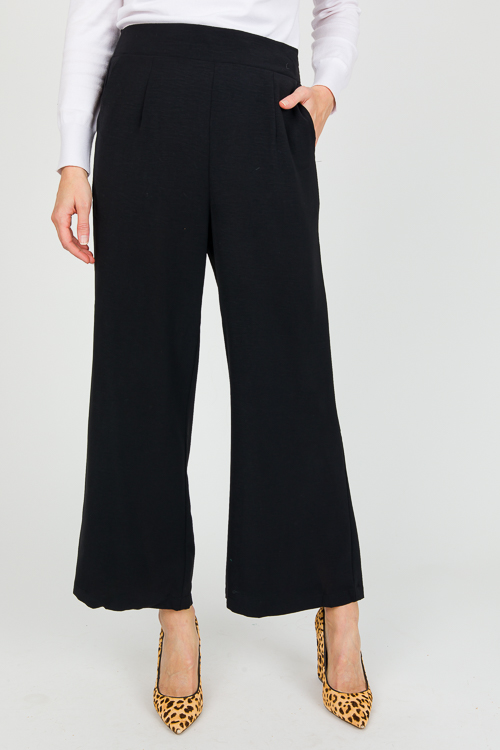 Kylie Pull-On Pants, Black