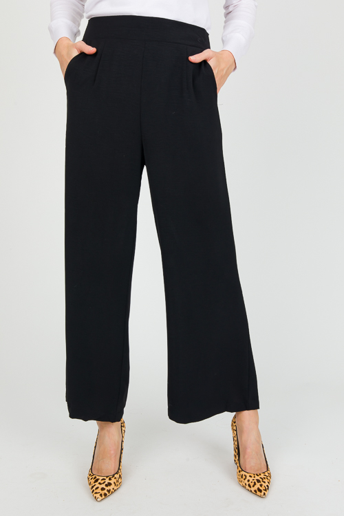 Kylie Pull-On Pants, Black
