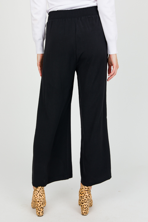 Kylie Pull-On Pants, Black