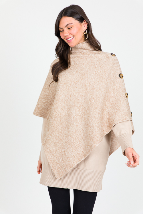 Cyrus Sweater Dress, Khaki