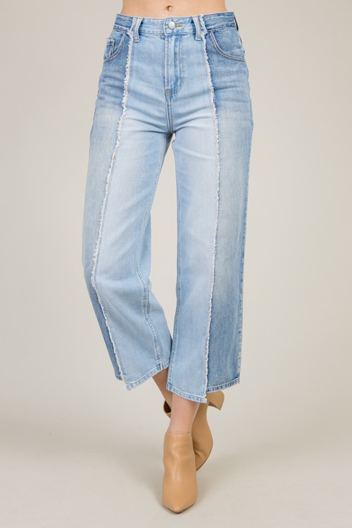 Split Decision Jeans, Light Wash