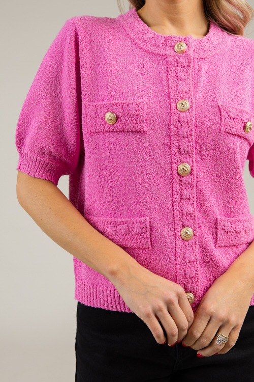 Gold Button SS Sweater, Pink - 0103-58h.jpg