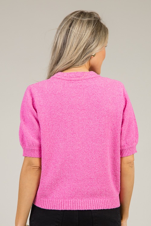 Gold Button SS Sweater, Pink - 0103-61.jpg