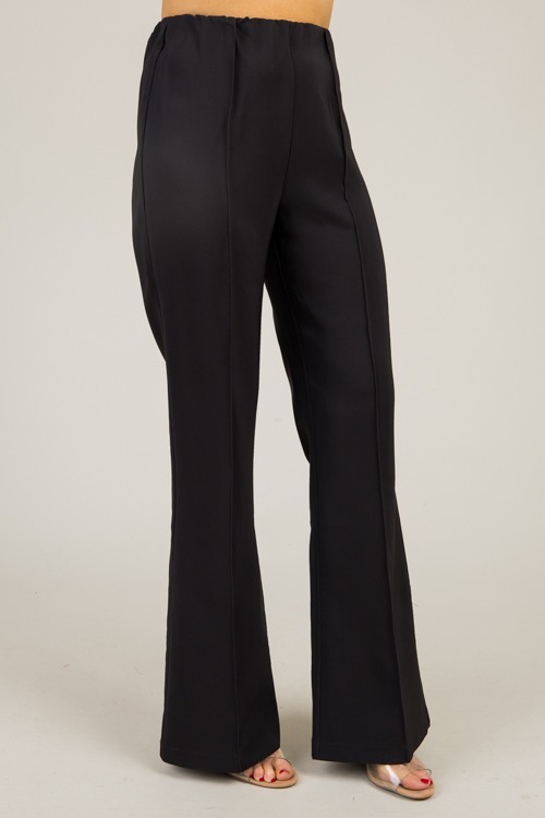 Pull-On Flare Trousers, Black - 0103-73.jpg