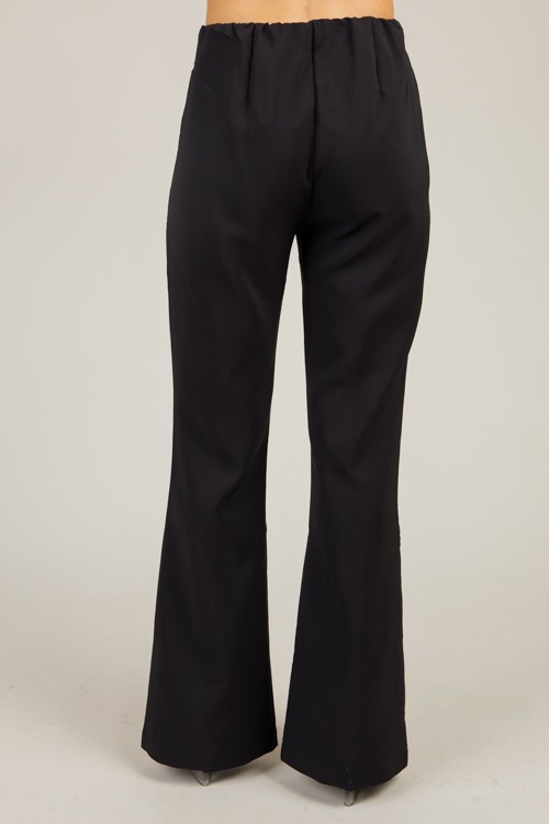 Pull-On Flare Trousers, Black - 0103-74.jpg