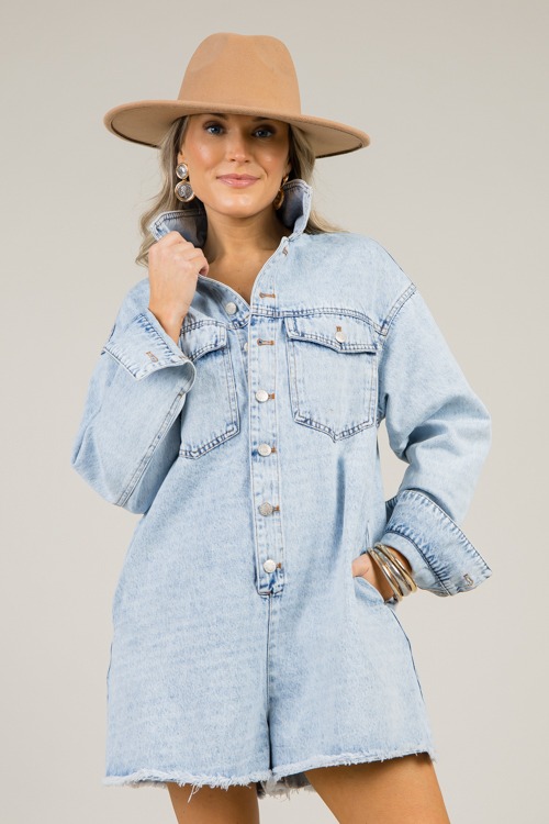 Denim Fray Hem Romper - 0103-81.jpg