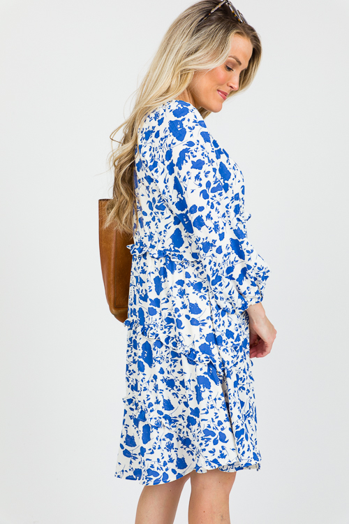 Hattie Blue Floral Dress