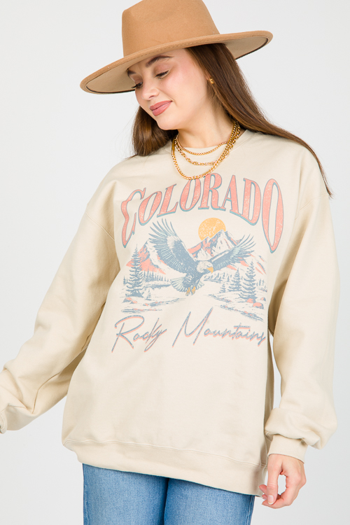 Rocky Mountain Sweatshirt, Sand
