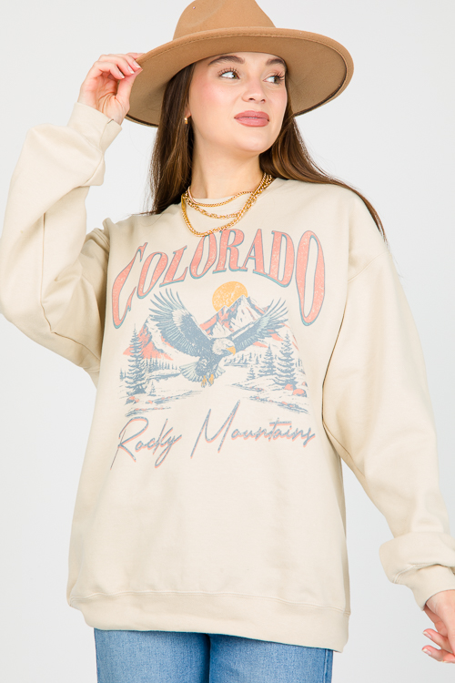 Rocky Mountain Sweatshirt, Sand