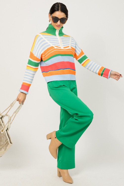 Multi-Color Half Zip Sweater - 0105-11p.jpg