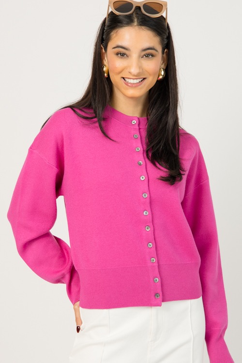 Kendall Button Cardigan, Magenta - 0105-137p.jpg