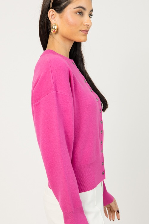 Kendall Button Cardigan, Magenta - 0105-138h.jpg