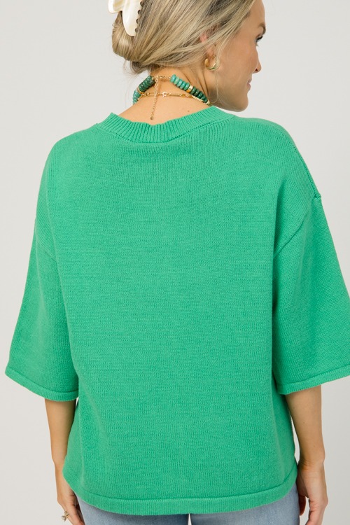 Alice Simple Sweater, Green - 0105-39h.jpg