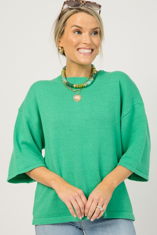 Alice Simple Sweater, Green - 0105-43.jpg