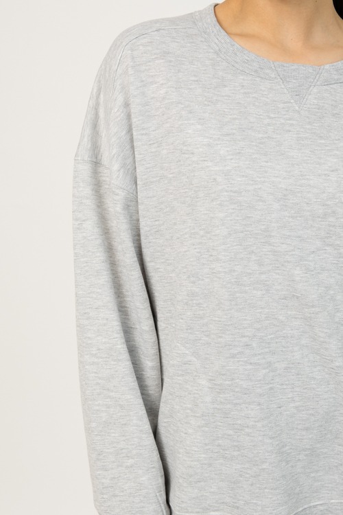 Side Pocket Sweatshirt, H. Grey - 0106-37.h.jpg