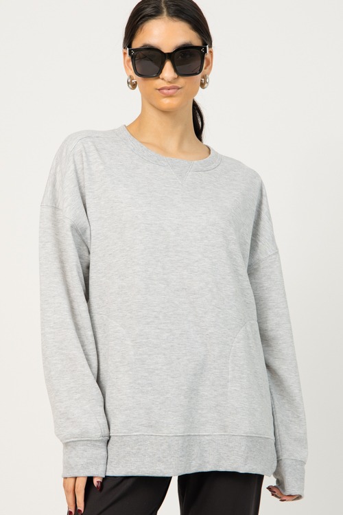 Side Pocket Sweatshirt, H. Grey - 0106-40.jpg
