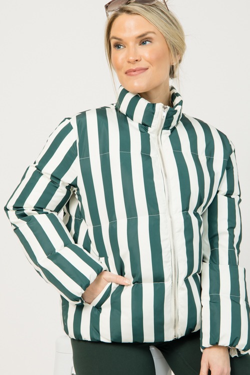 Quinn Striped Jacket, H Green - 0106-5.jpg