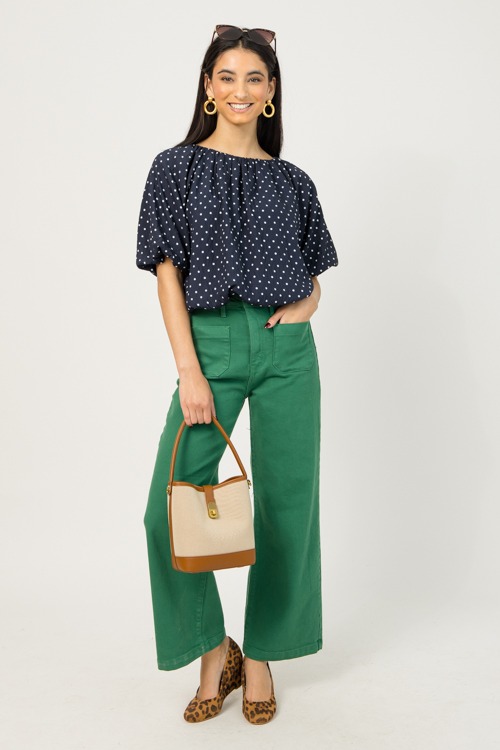 Emmie Polka Dot Blouse, Navy - 0106-88.h.jpg