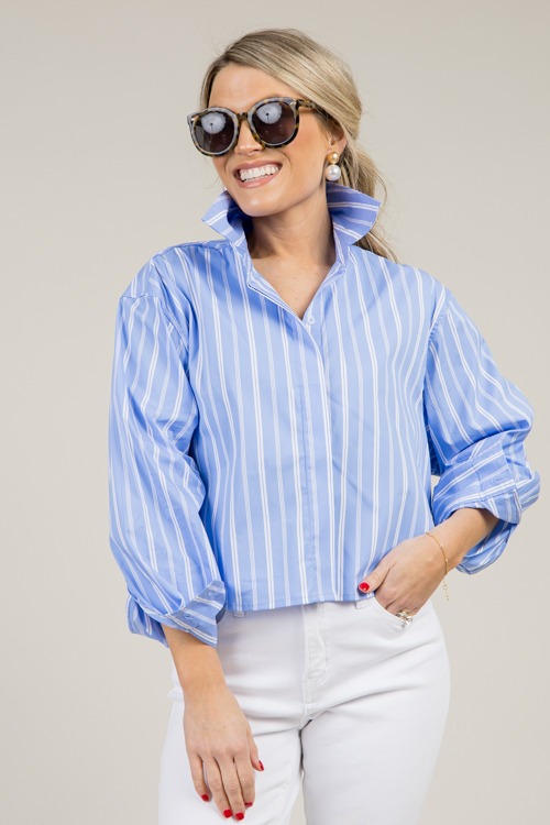 Ariana Stripe Shirt, Lt. Blue/White - 0106-99.jpg