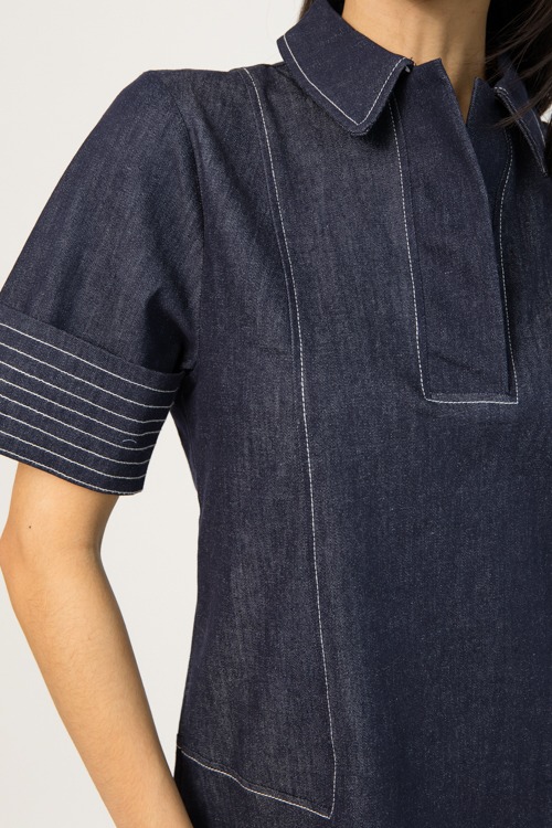 Stitch Detail Denim Dress - 0107-47h.jpg