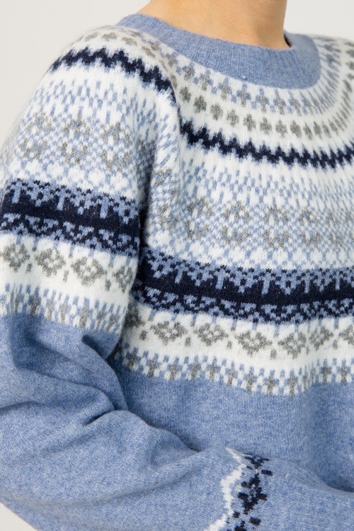 McGreggor Fair Isle Sweater, Blue - 0107-60.jpg