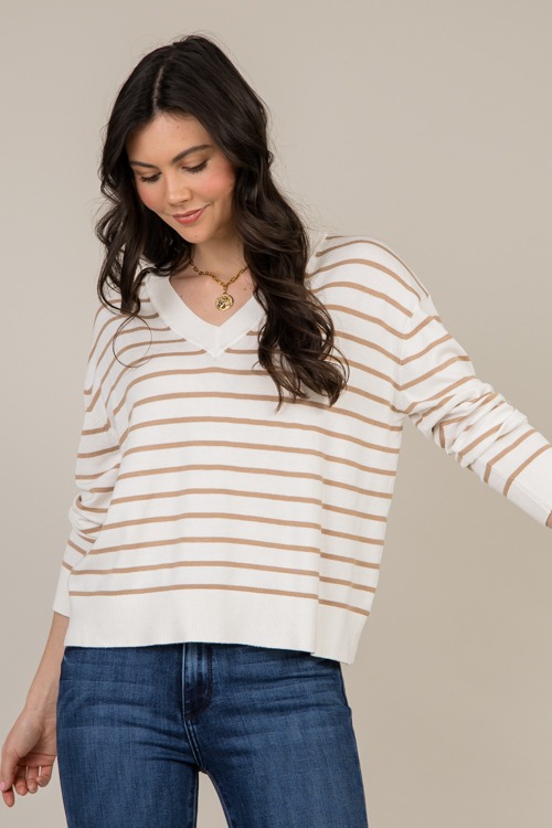 Dana Stripe Sweater, Mocha - 0108-52h.jpg