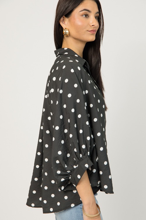 Oversized Polka Dot Top, Black - 0108-96.jpg