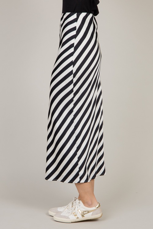 Satin Stripe Maxi Skirt, Black White - 0109-20.jpg