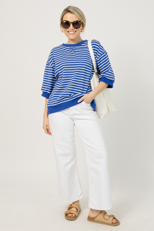 Amanda Stripe Shirt, Royal - 0109-25.jpg