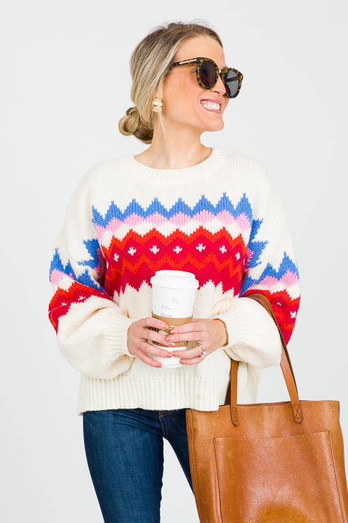 Breckenridge Sweater, Ivory