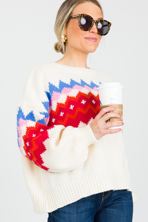 Breckenridge Sweater, Ivory