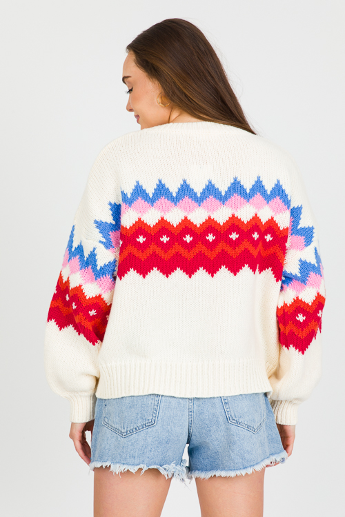 Breckenridge Sweater, Ivory