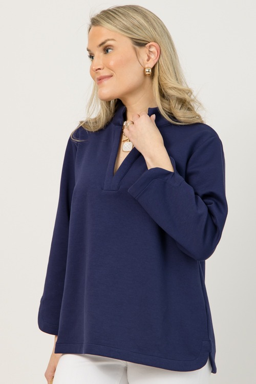 Katherine Blouse, Navy - 0109-82h.jpg