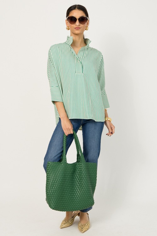 Poppy Stripe Top, Green - 0109-88h.jpg