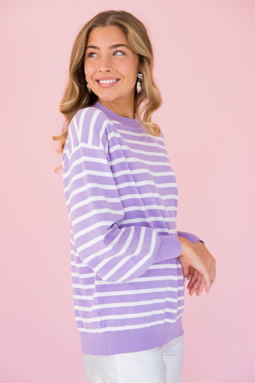 Daya Stripe Sweater, Lavender - 0110-13h.jpg