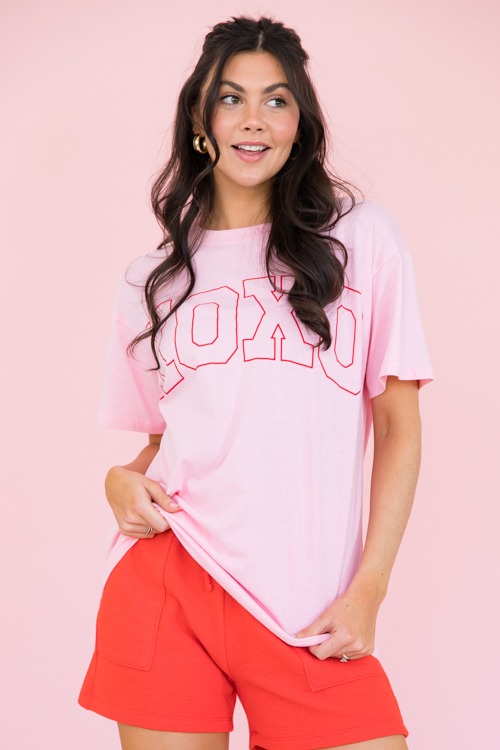 Xoxo Graphic Tee, Ballet Pink - 0110-250.jpg