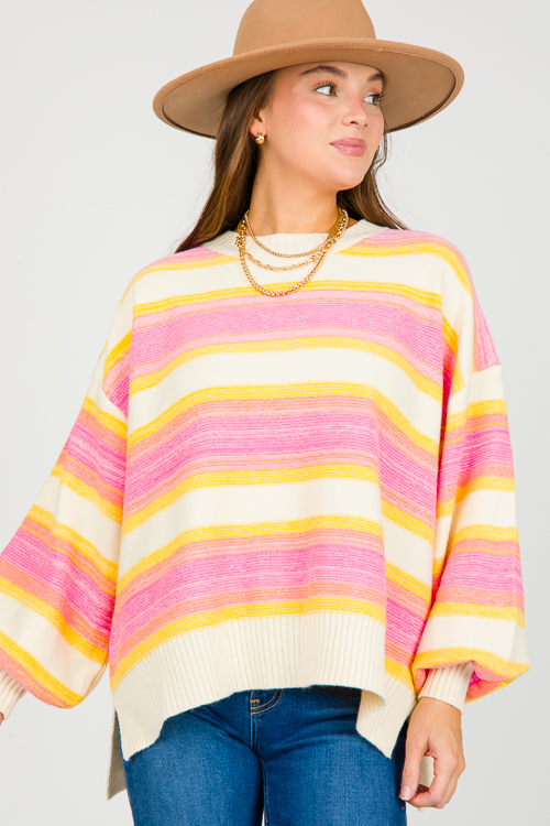 Strawberry Lemonade Sweater - New Arrivals - The Blue Door Boutique