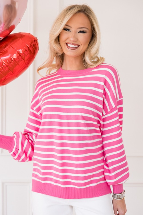 Daya Stripe Sweater, Pink - 0110-30.jpg