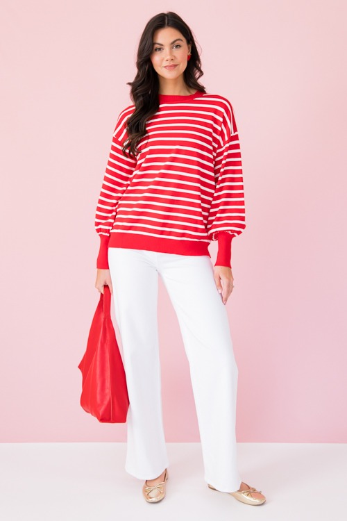 Daya Stripe Sweater, Red - 0110-5.jpg