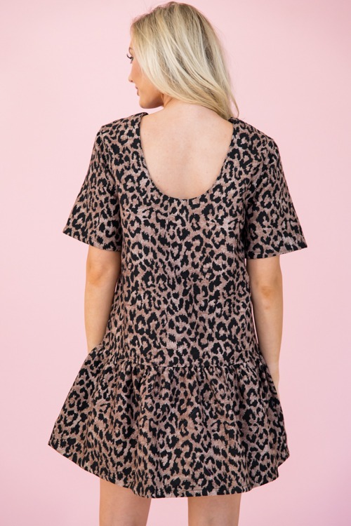 Scoop Back Leopard Dress, Brown - 0110-65.jpg