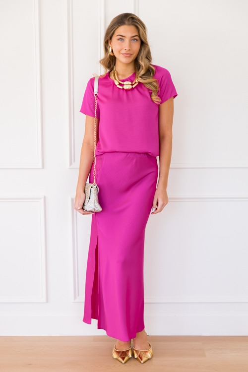 Satin Skirt Set, Magenta - 0110-86p.jpg