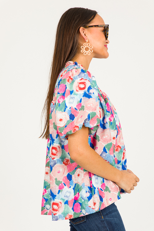 Rosemary Floral Top, Multi