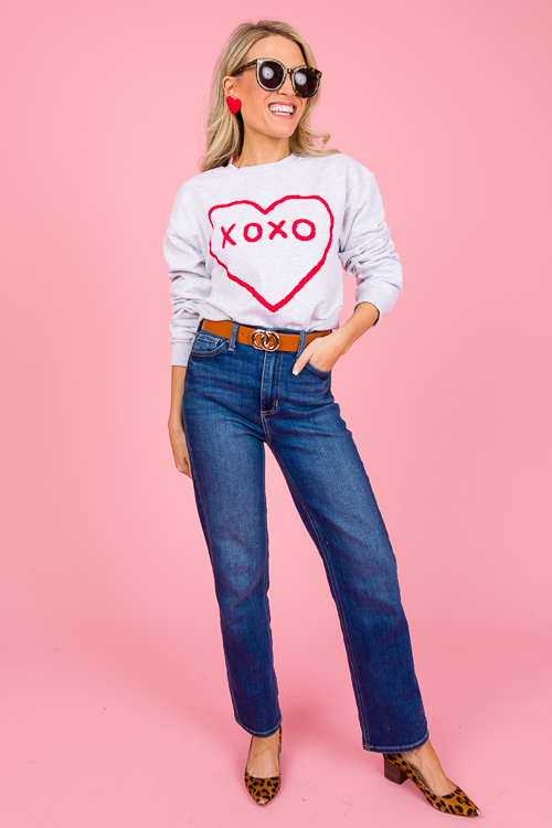 XOXO Sweatshirt, Ash