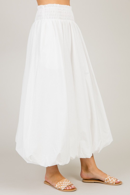 Bubble Hem Maxi Skirt, White - 0113-22.jpg