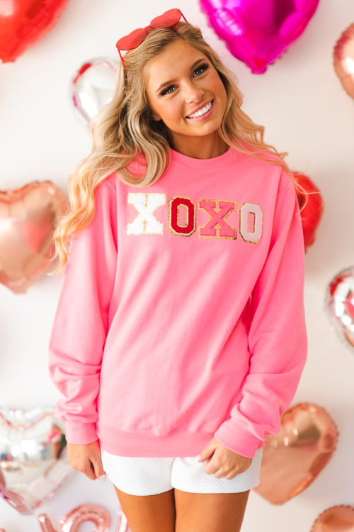 XOXO Sweatshirt, Pink