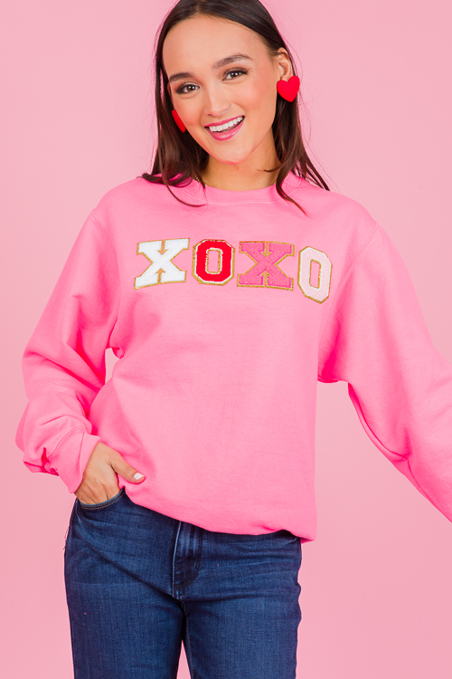 XOXO Sweatshirt, Pink