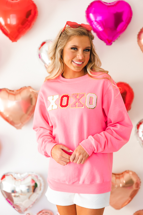 XOXO Sweatshirt, Pink