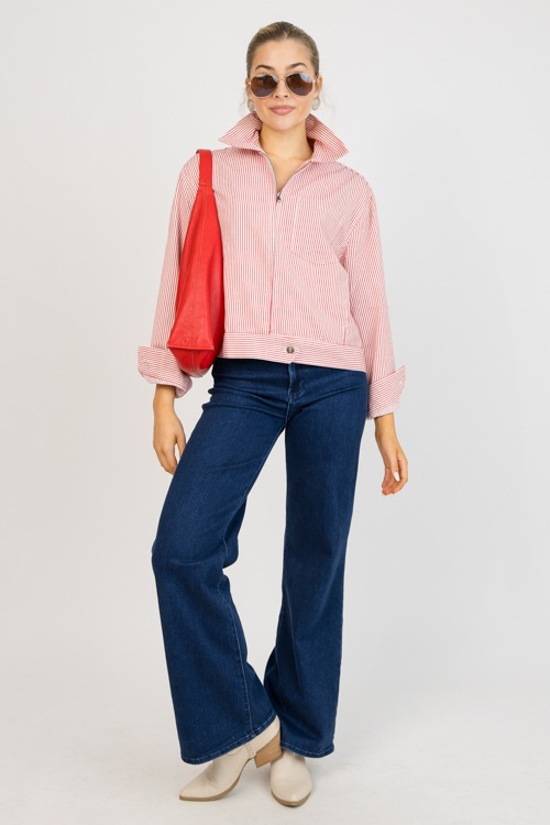 Striped Zip Jacket, Cherry Red - 0113-46.jpg