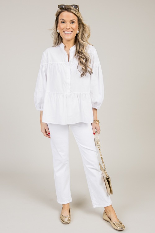 Tiered Button Blouse, Off White - 0113-62.jpg