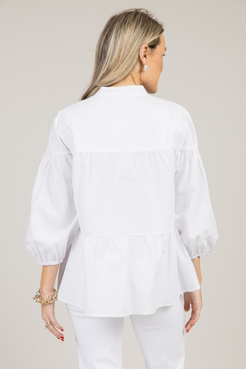 Tiered Button Blouse, Off White - 0113-64.jpg